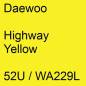 Preview: Daewoo, Highway Yellow, 52U / WA229L.